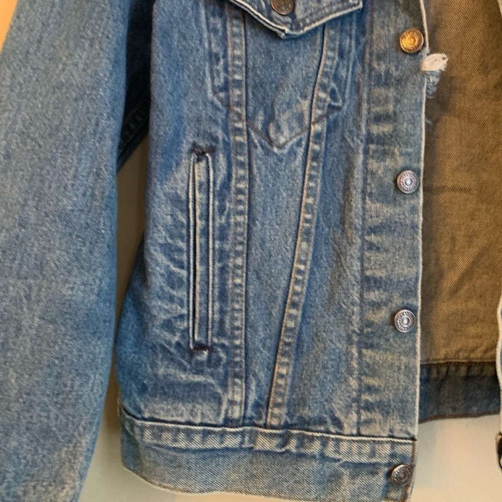 70's 80’s Levi’s Denim Trucker Jacket WPL 423 USA Sz 38 See Measurements VTG - Picture 4 of 12
